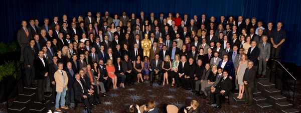 Photo de famille de tous les nommés aux Oscars 20133