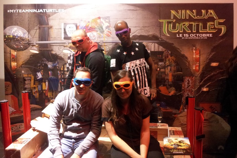 Les copains prennent la pose ^^