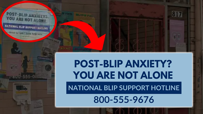 Numéro de soutien aux traumatisés du Blip vu dans Shang-Chi et La Légende des Dix Anneaux